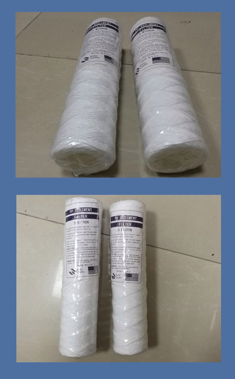 10寸线绕脱脂棉滤芯 精密净水设备中不可取代的生态屏障